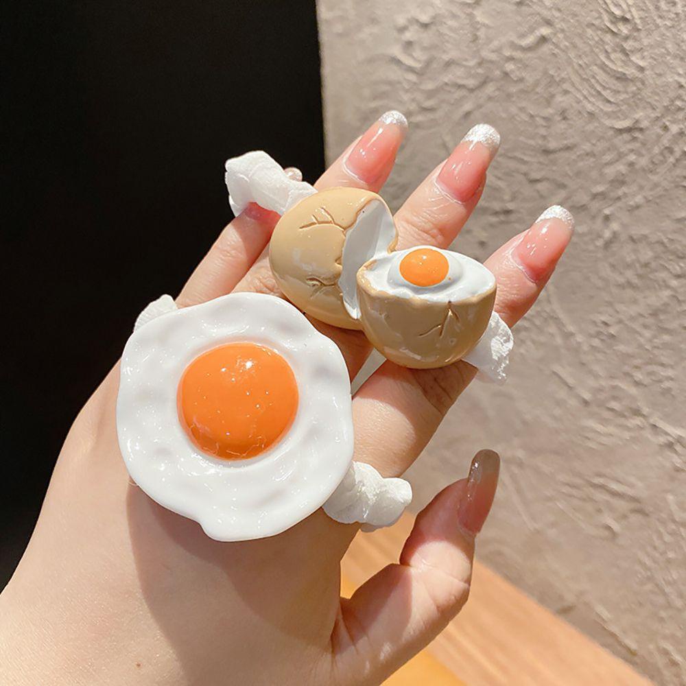 Kẹp Tóc Đuôi Ngựa Hình Quả Trứng Ngộ Nghĩnh Ngọt Ngào WMES15H Cho Nữ