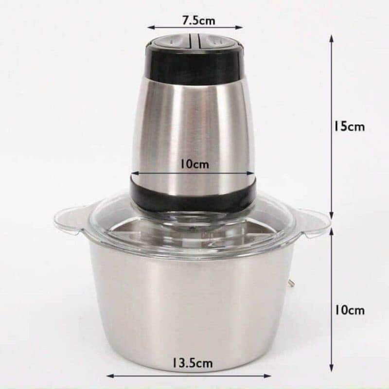 MÁY XAY THỊT ĐA NĂNG FOOD PROCESSOR CỐI INOX 2 LÍT