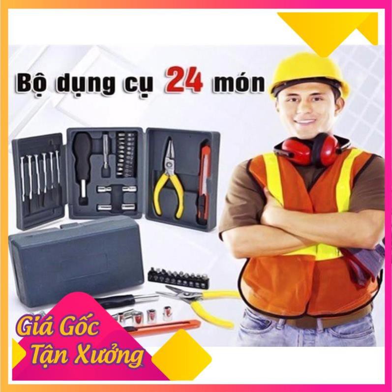 [Giá sỉ] Bộ dụng cụ sửa chữa 24 món