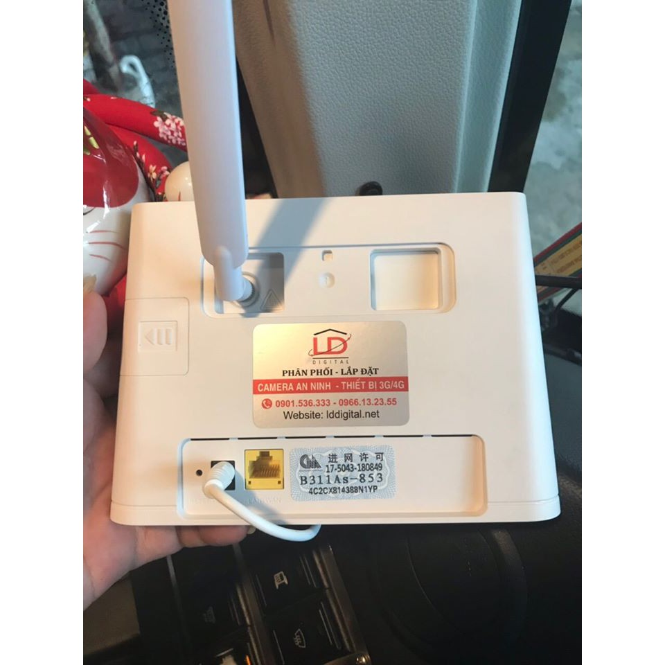 Bộ phát wifi 3G/4G Huawei B311 tốc độ cao, 32 user, có cổng LAN (đã bao gồm ăngten) (dùng cho xe khách, xe du lịch...) | BigBuy360 - bigbuy360.vn