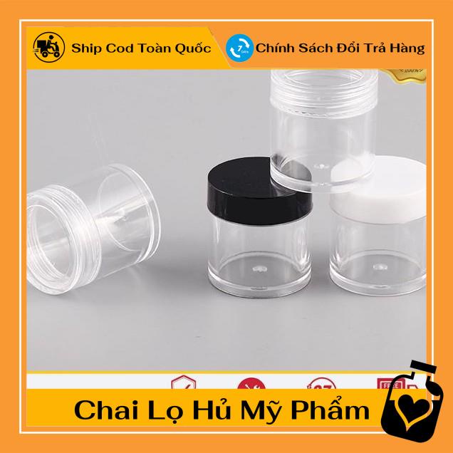 [TOP GIÁ RẺ] Hũ chiết mỹ phẩm thân cao 10g đựng kem face , phụ kiện du lịch