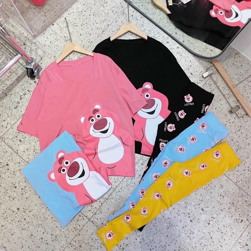 Set đồ bộ nữ quần dài áo from rông quân ôm rất xinh xắn | BigBuy360 - bigbuy360.vn