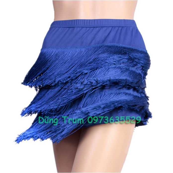 Chân Váy Khiêu Vũ Tua Rua 3 Tầng Bằng Nhảy DanceSports Siêu Đẹp