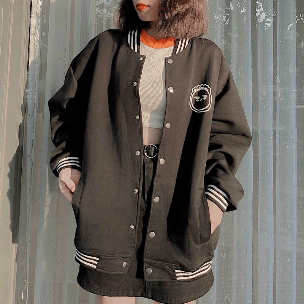 ÁO HOODIE NÚT BẤM PHONG CÁCH BOMBER THỜI TRANG HÀN QUỐC CHỐNG NẮNG MS3