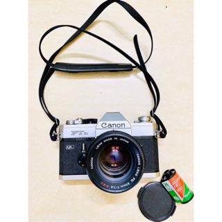 Máy ảnh chụp film Canon FTb + lens Canon SSC 50mm f1.4 ngàm FD