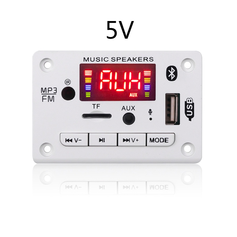 Bảng Mạch Giải Mã Bluetooth MP3 USB TF FM Radio Cho Xe Hơi
