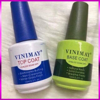 Base - Top Vinimay 2 chai abnails giá sỉ phụ kiện nail đồ nail giá rẻ hoài út