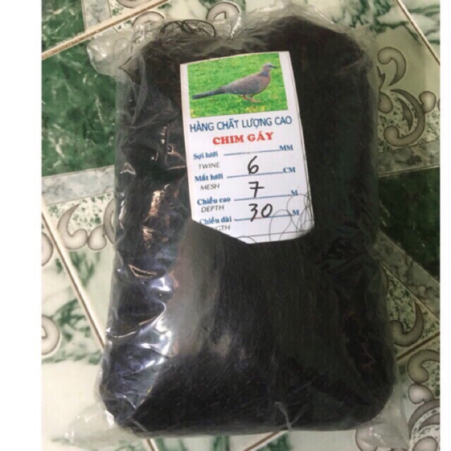 lưới chim 6cm cao 7m dài 30m bắt cu gáy hàng thái lan lưới cực nhậy y hình thegioidocau chất lượng 7jabdvjakdlk
