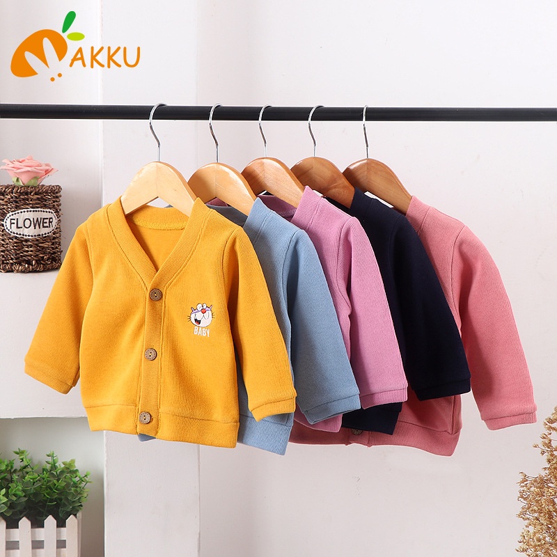 Áo Khoác sweater Dệt Kim In Hoạt Hình Xinh Xắn Cho Bé