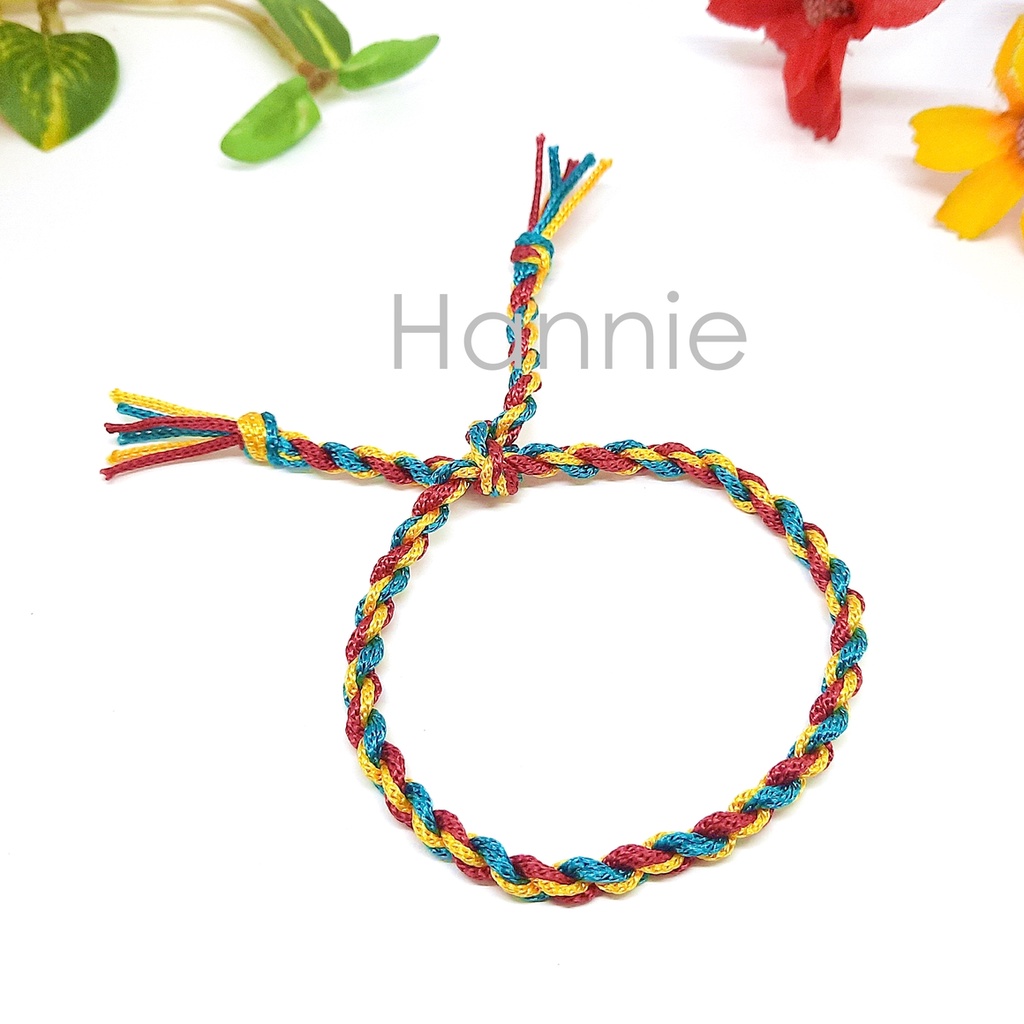 (Tay/Chân) Vòng chỉ tình bạn màu Tibet - Vòng đeo nam nữ chống thấm nước waterproof - Friendship Bracelet handmade