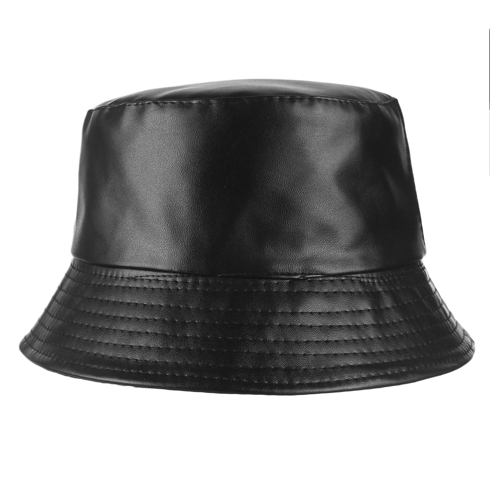Nón Bucket Da Pu Chống Thấm Nước Cho Nam Và Nữ
