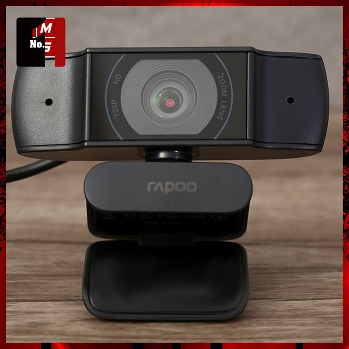 Webcam Máy Tính Có Mic Rapoo C200 HD 720p Webcam Laptop Học Online Mini Siêu Nét