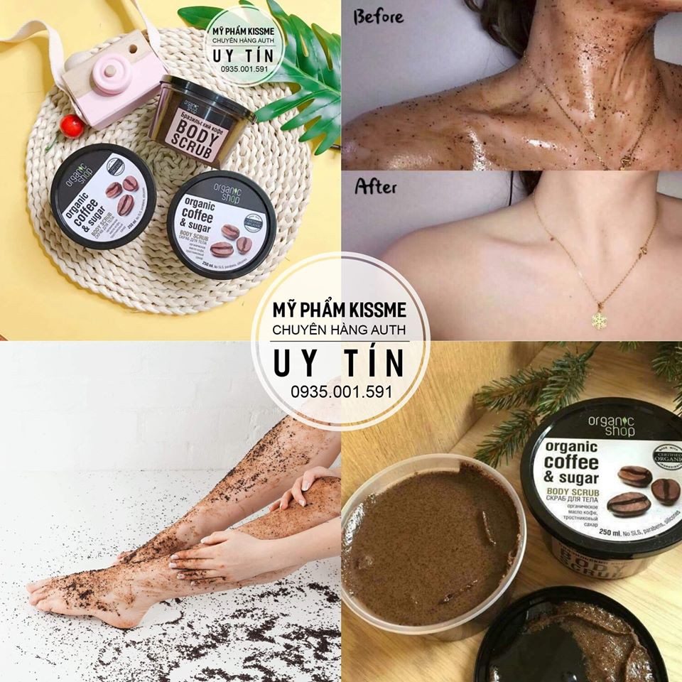 Tẩy Tế Bào Chết Toàn Thân Organic Shop Coffee & Sugar Body Scrub | BigBuy360 - bigbuy360.vn