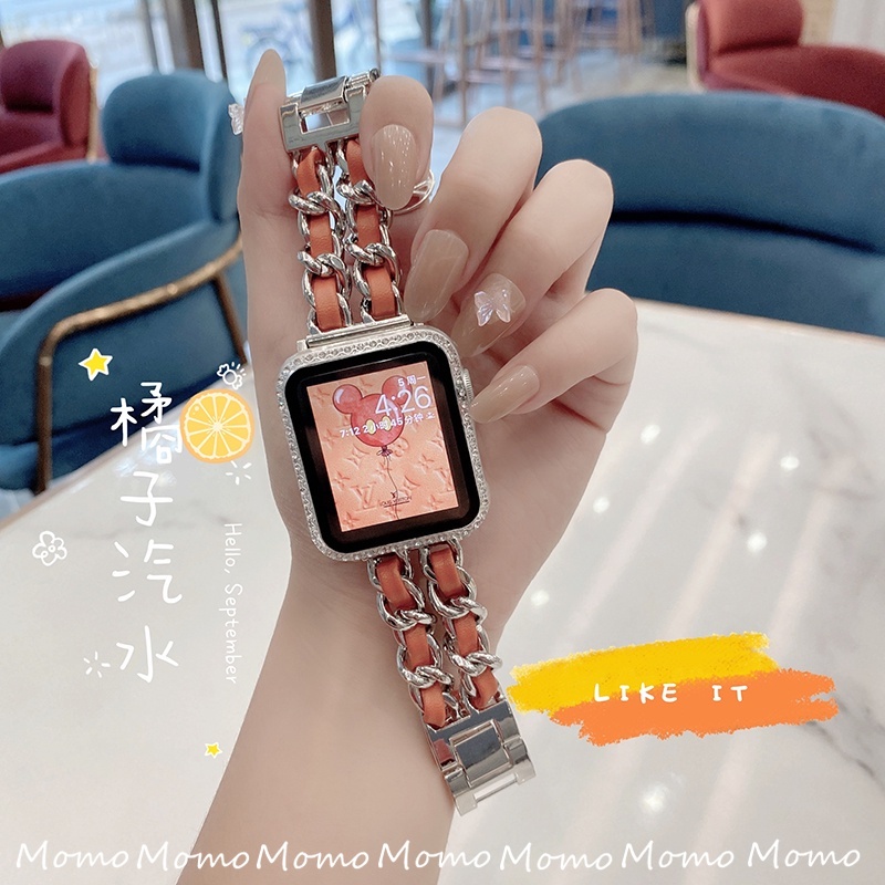 Dây Đeo Bằng Thép Không Gỉ Cao Cấp Cho Smart Watch Series 7 6 5 4 3 Band 41mm 45mm 42mm 40mm 44mm