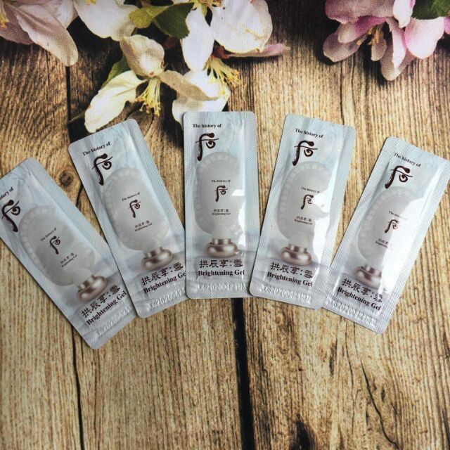 Combo 5 - 10 Gói Sample Tẩy Tế Bào Chết dạng kỳ làm sáng da Whoo Brightening Peeling Gel | BigBuy360 - bigbuy360.vn