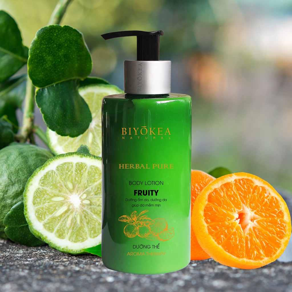 Dưỡng thể - body lotion Fruity 320ml Biyokea