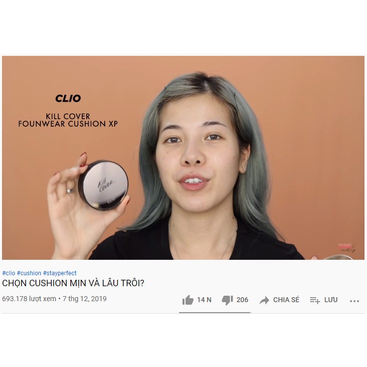 ( 1 lõi 1 refill) Clio Kill Cover Founwear Cushion wXP Cushion phấn nước che khuyết điểm | BigBuy360 - bigbuy360.vn