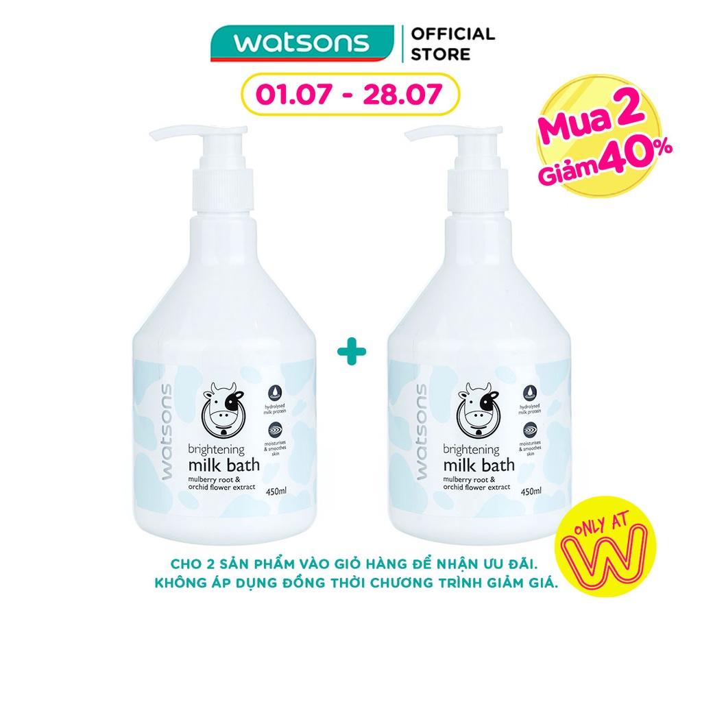 Sữa Tắm Sáng Da Watsons 450ml