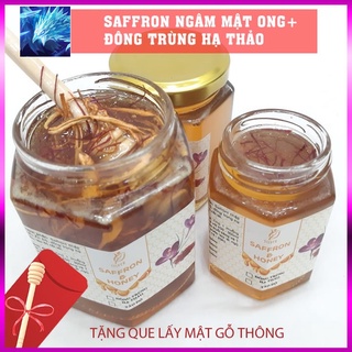 Saffron ngâm mật ong đông trùng hạ thảo tây á bahraman ,saffron mật ong ngủ ngon chính hãng tây á