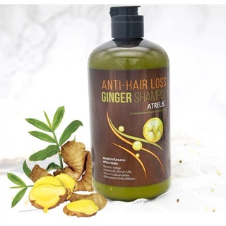 01 dầu gội gừng thanh lọc da đầu atreus ginger shampoo thái lan 400ml