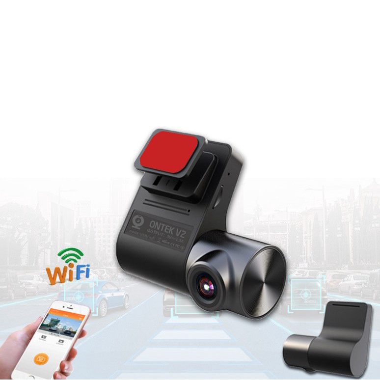 [BH 12 THÁNG] Camera Hành Trình ONTEK V2 Kết Nối Wifi, Độ Phân Giải 1080P CÓ GHI ÂM