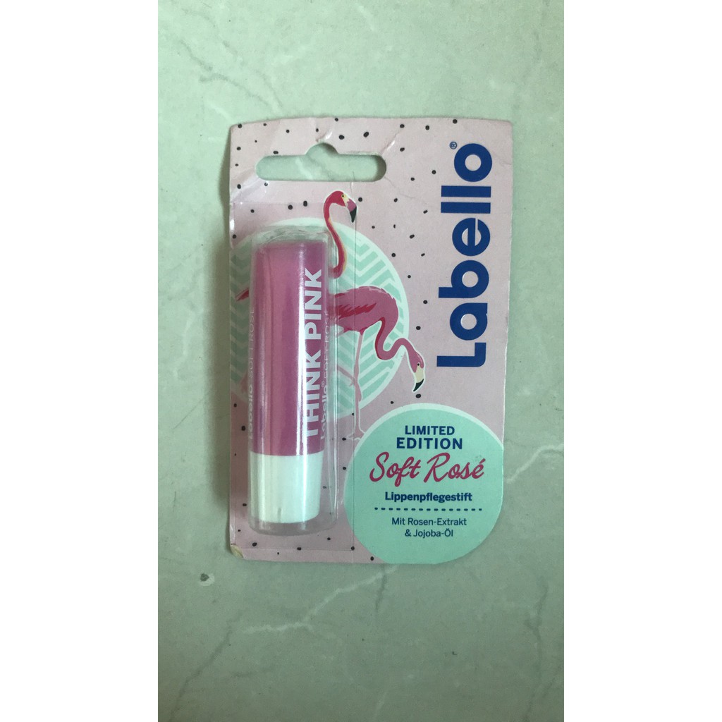 SON DƯỠNG MÔI LABELLO LIMITED EDITION SOFT ROSE CHO MÔI CĂNG MƯỢT, BÓNG MỊN, NGĂN NGỪA QUÁ TRÌNH OXY HÓA