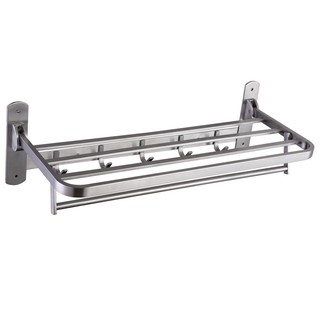 Thanh treo khăn 2 tầng inox 304 cao cấp mkt-09 đế đúc đặc siêu chắc chắn