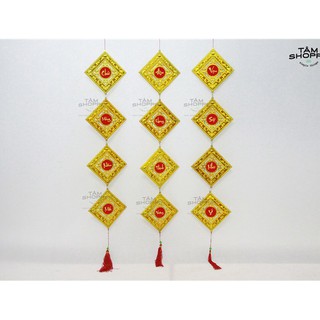 Dây vuông treo tết số 28 (120cm) TAN