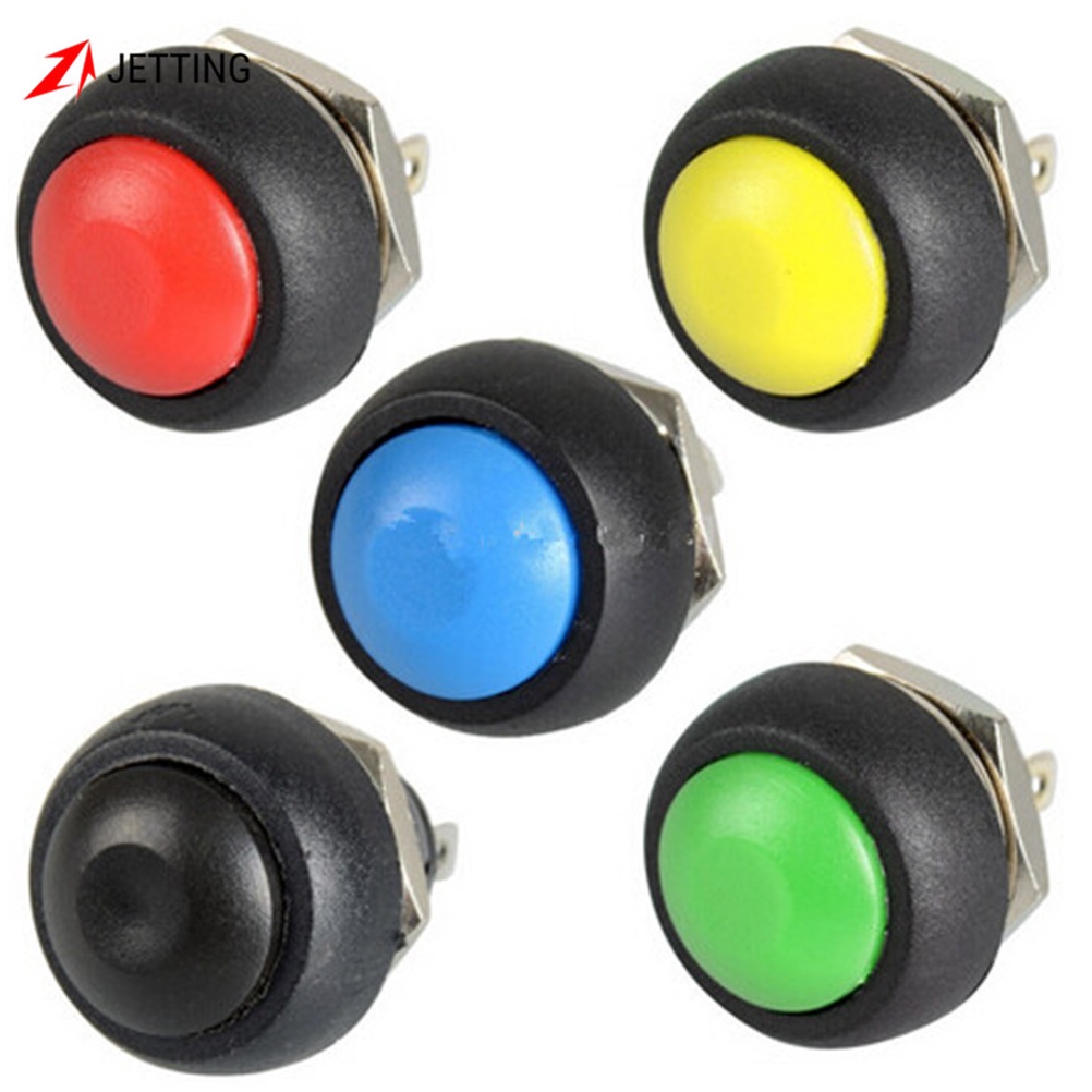 JETTING Công Tắc Ấn Mini Nhiều Màu Chống Nước 12mm