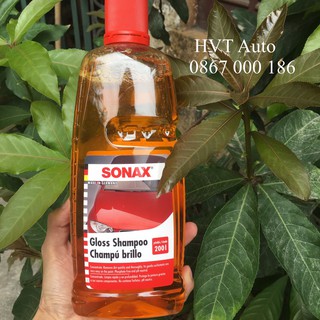 Nước rửa xe đậm đặc, sonax gloss shampoo 1000ml 314300