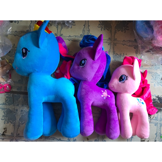 NGỰA PONY Cao Cấp 6 Màu Chuẩn 70cm,Lông Nhung Mềm Mịn | BigBuy360 - bigbuy360.vn
