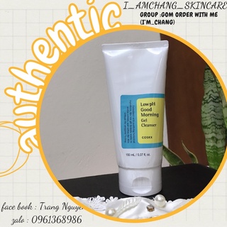 Sữa Rửa Mặt Cosrx Low pH Good Morning Gel Cleanser 150ml