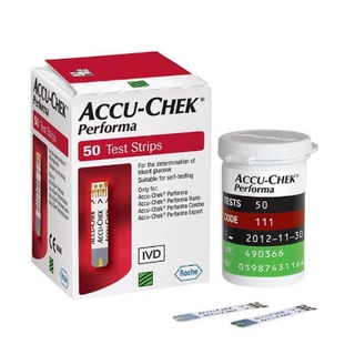 Que thử đường huyết Accu-Chek Performa (Hộp 25, 50 que)