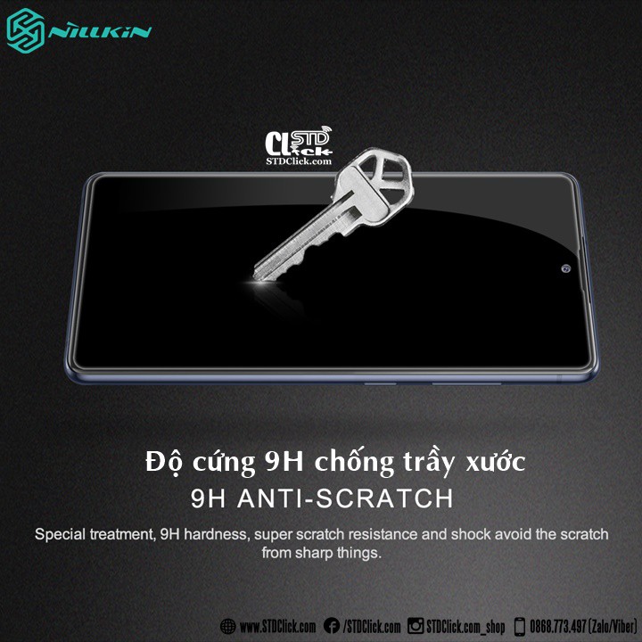 KÍNH CƯỜNG LỰC SAMSUNG GALAXY S20 FE NILLKIN CP+PRO 2.5D CHÍNH HÃNG