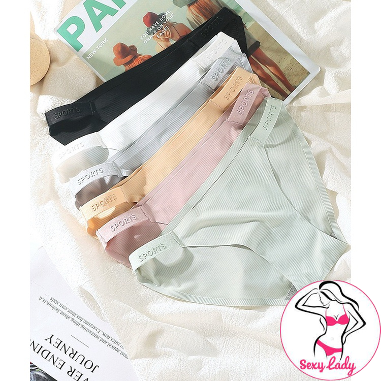 Quần lót nữ cotton tăm chữ SPORT thể thao hàng quảng châu siêu đẹp 9062