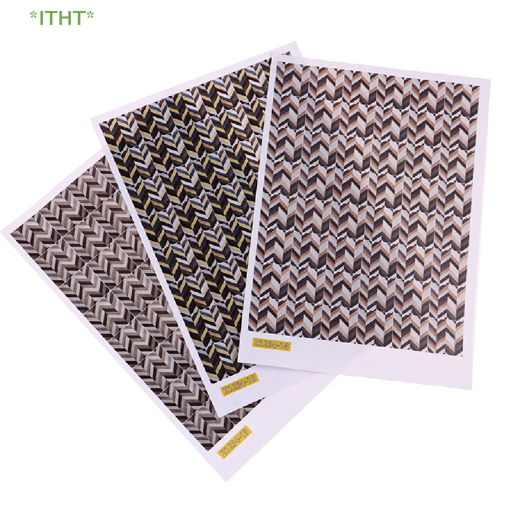 Sticker Dán Sàn Nhà Trang Trí Nhà Búp Bê 1: 12 Mới