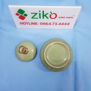 Hũ đựng trà sứ men rạn