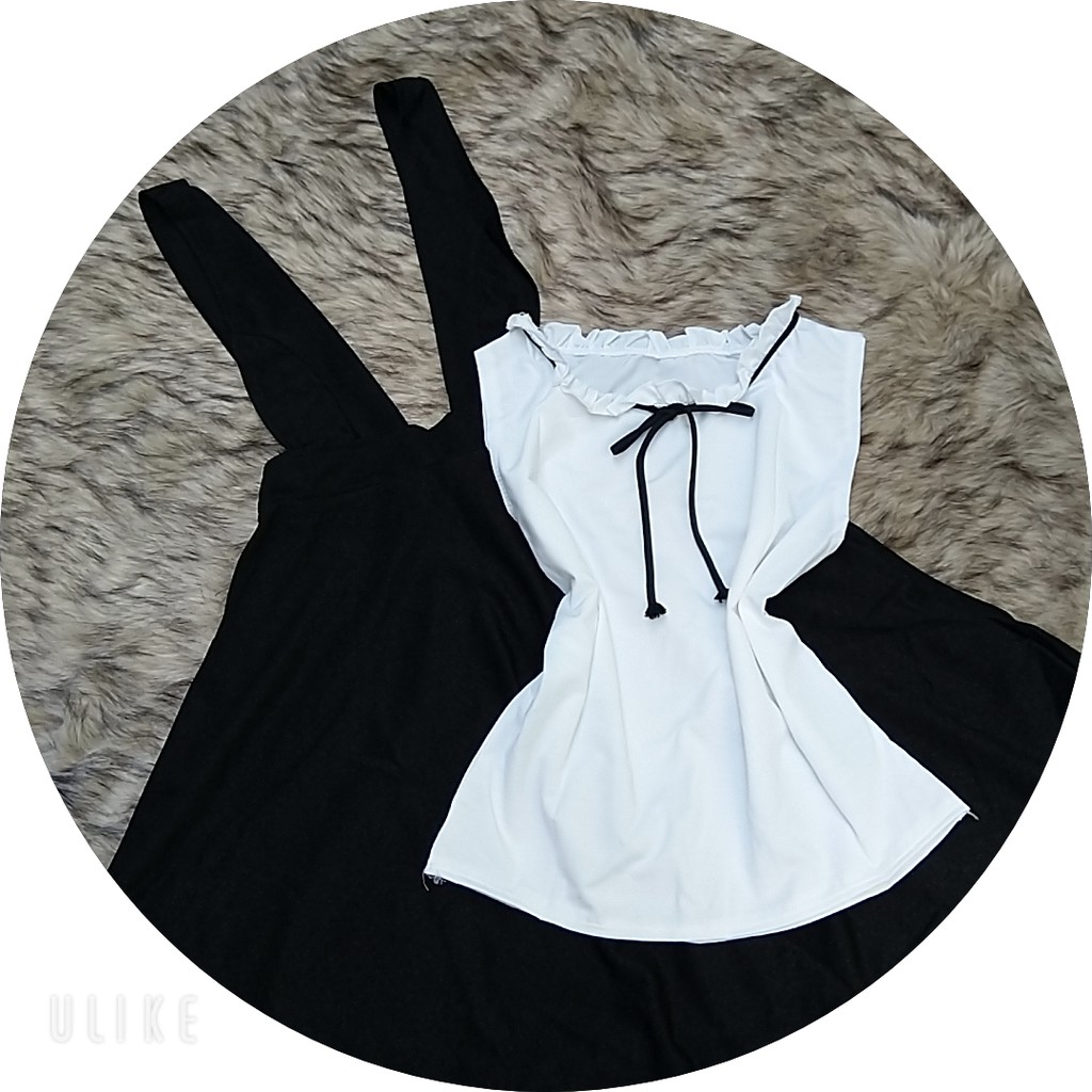 Set yếm xòe áo sn