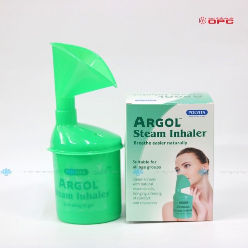 Bình xông mũi chính hãng Argol Steam Inhaler - cần cho mọi gia đình đề phòng mùa dịch