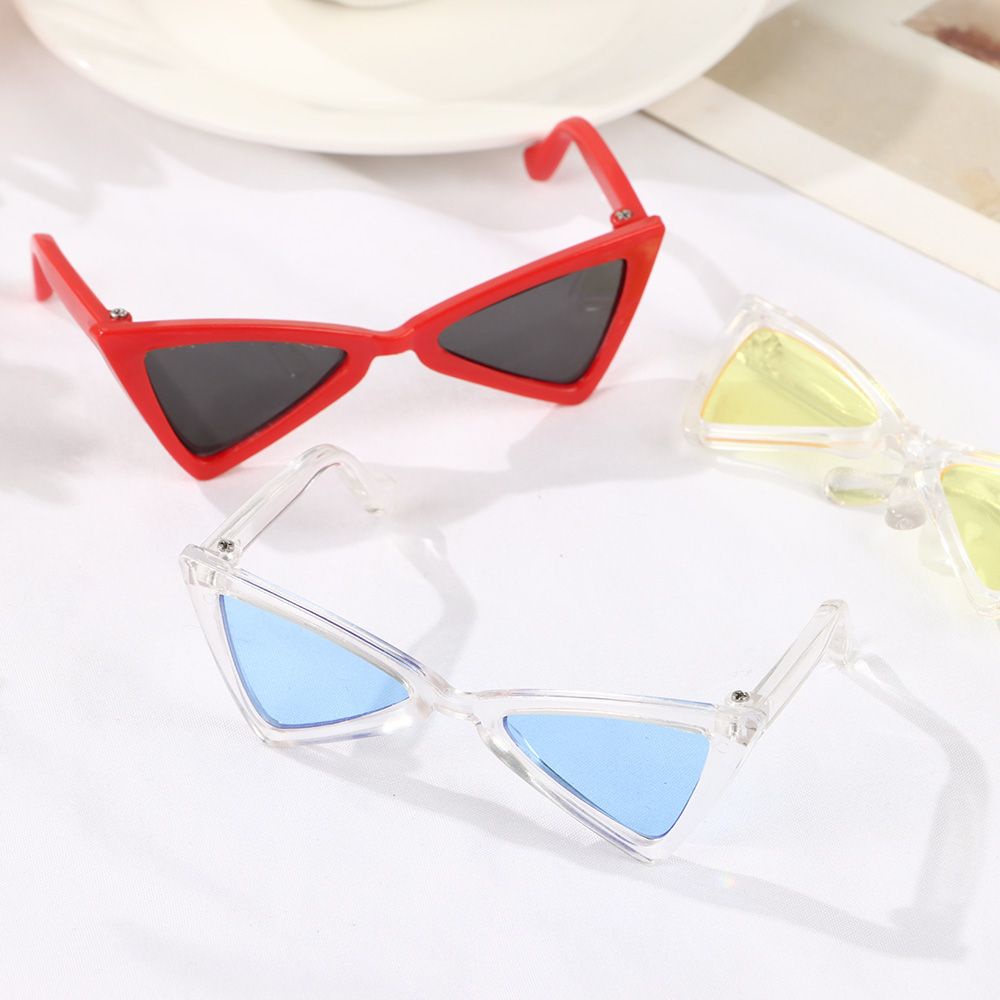 SUSANS Khung hình tam giác cho thú cưng Kính râm nhiều màu Phụ kiện thời trang cho thú cưng Đạo cụ chụp ảnh
