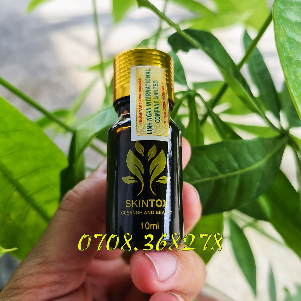 Serum đào thải nám tàn nhang mụn Skintox Dimanlaier Hồng Kông
