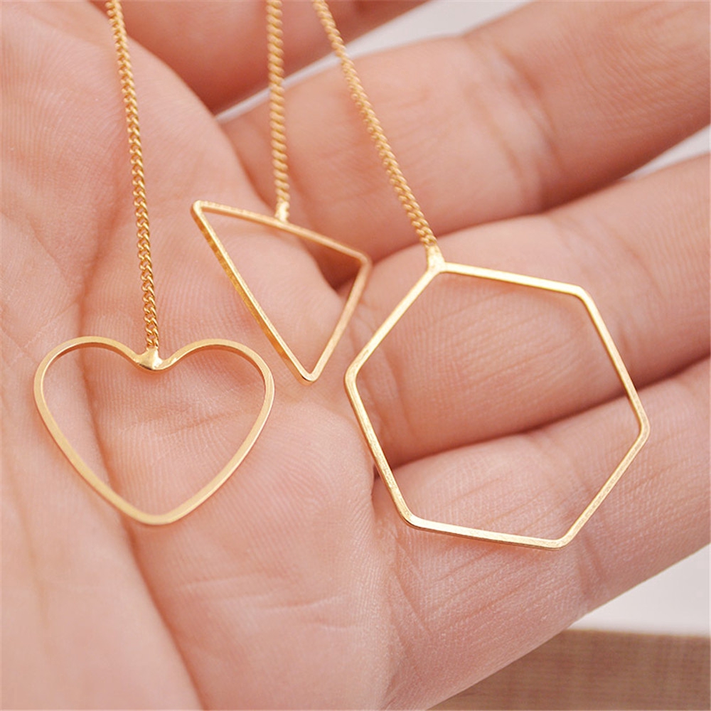 Khuyên tai dài kiểu dáng hình học độc đáo thời trang cho nữ