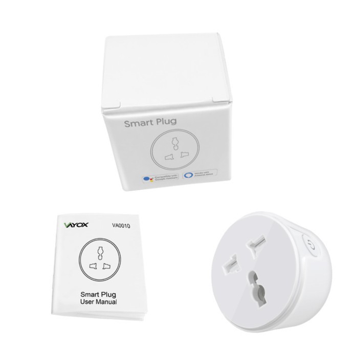 [TUYA/SMARTLIFE] Ổ Cắm Wifi Thông Minh 10A, Hẹn Giờ Bật/Tắt Thiết Bị Điện, Điều khiển Từ xa qua điện thoại