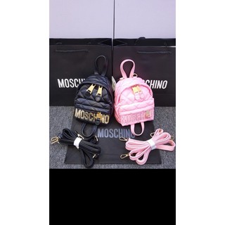 Balo mini Moschino da mịn kèm túi giấyaq