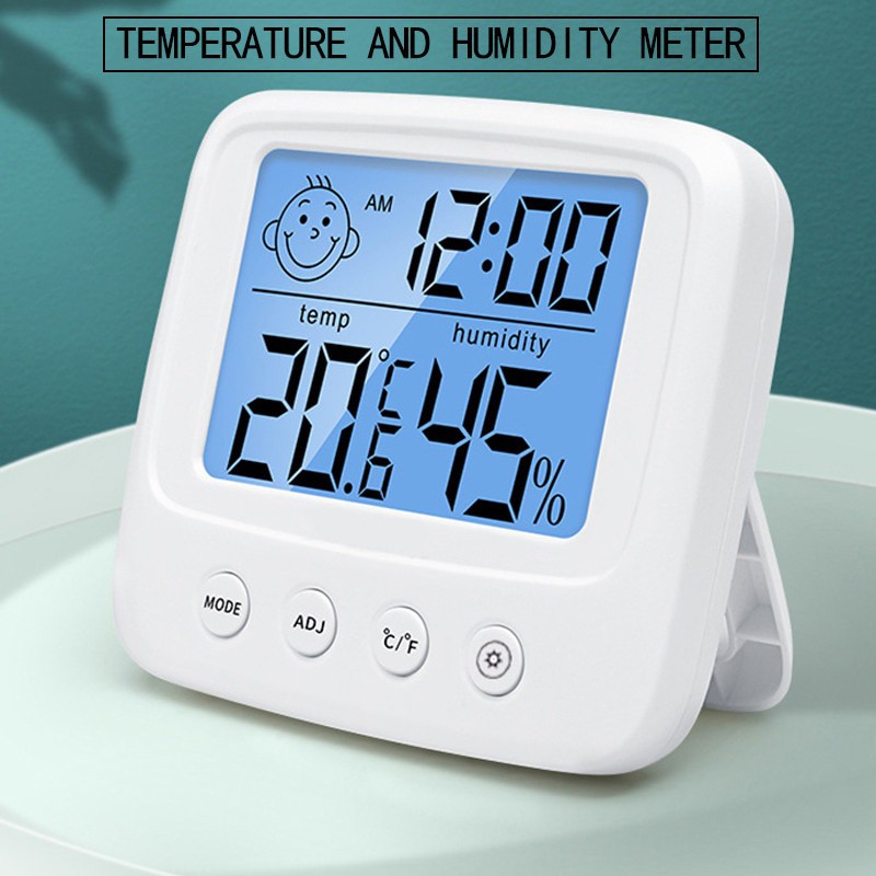 Nhiệt Kế Điện Tử Màn Hình LCD Cảm Biến Đo Độ Ẩm Và Nhiệt Độ Trong Nhà