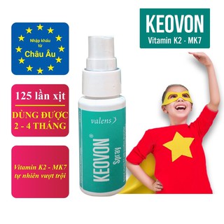 KEOVON VITAMIN K2 MK7 Dạng Xịt [Nhập Khẩu Châu Âu Chính Hãng - [Cam Kết Date Xa]
