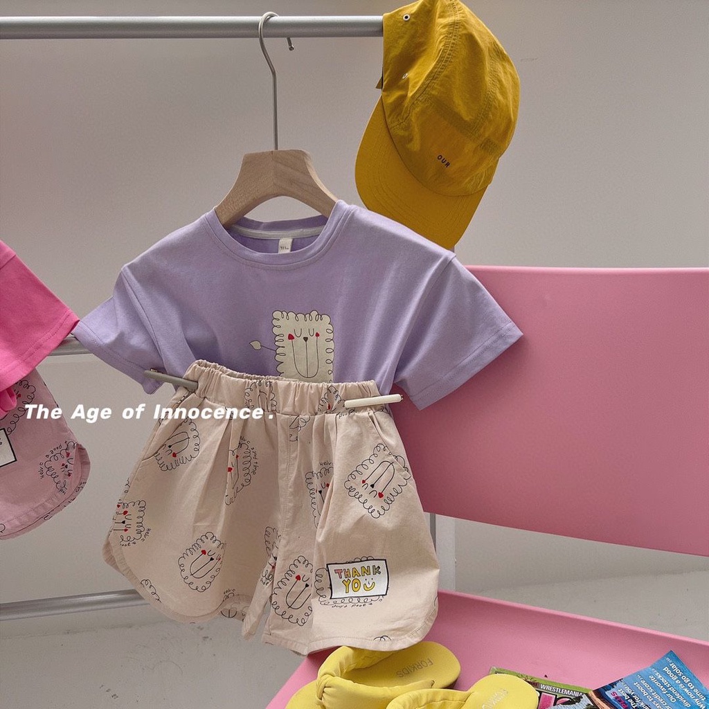 Hàng Mới Về Áo Thun Cotton Tay Ngắn Phong Cách Hàn Nhật Mới Cho Bé Gái