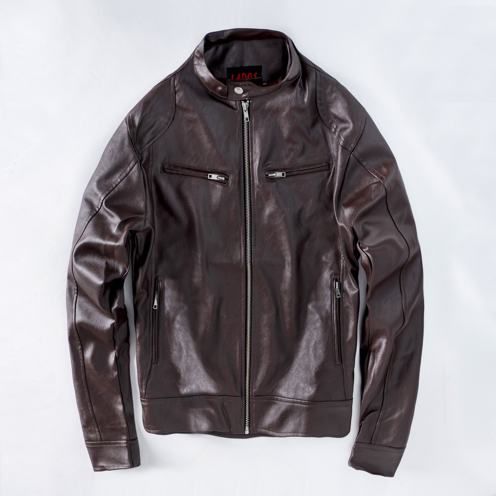 Áo khoác da 2 túi ngang lót dù LADOS - 152 | BigBuy360 - bigbuy360.vn