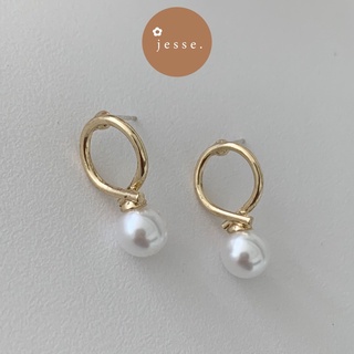 jesse store l Bông tai ngọc nhân tạo J128