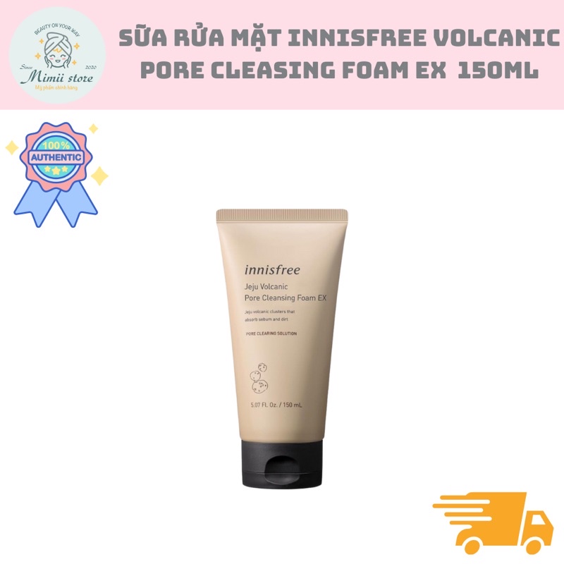 Sữa rửa mặt se khít lỗ chân lông innisfree Volcanic Pore Cleansing Foam Ex 150ml